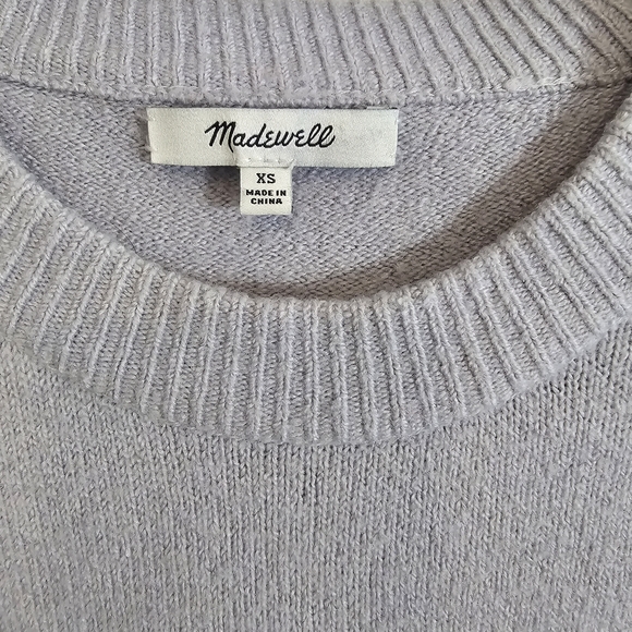 Madewell Brockton Sweater XS Purple Bobble - Picture 7 of 11